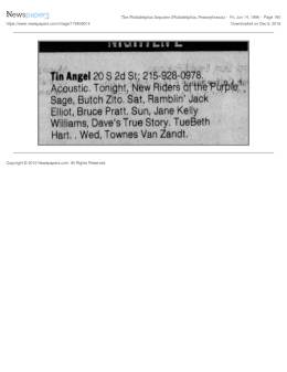 1996-06-19 the Tin Angel-Philadelphia-PA